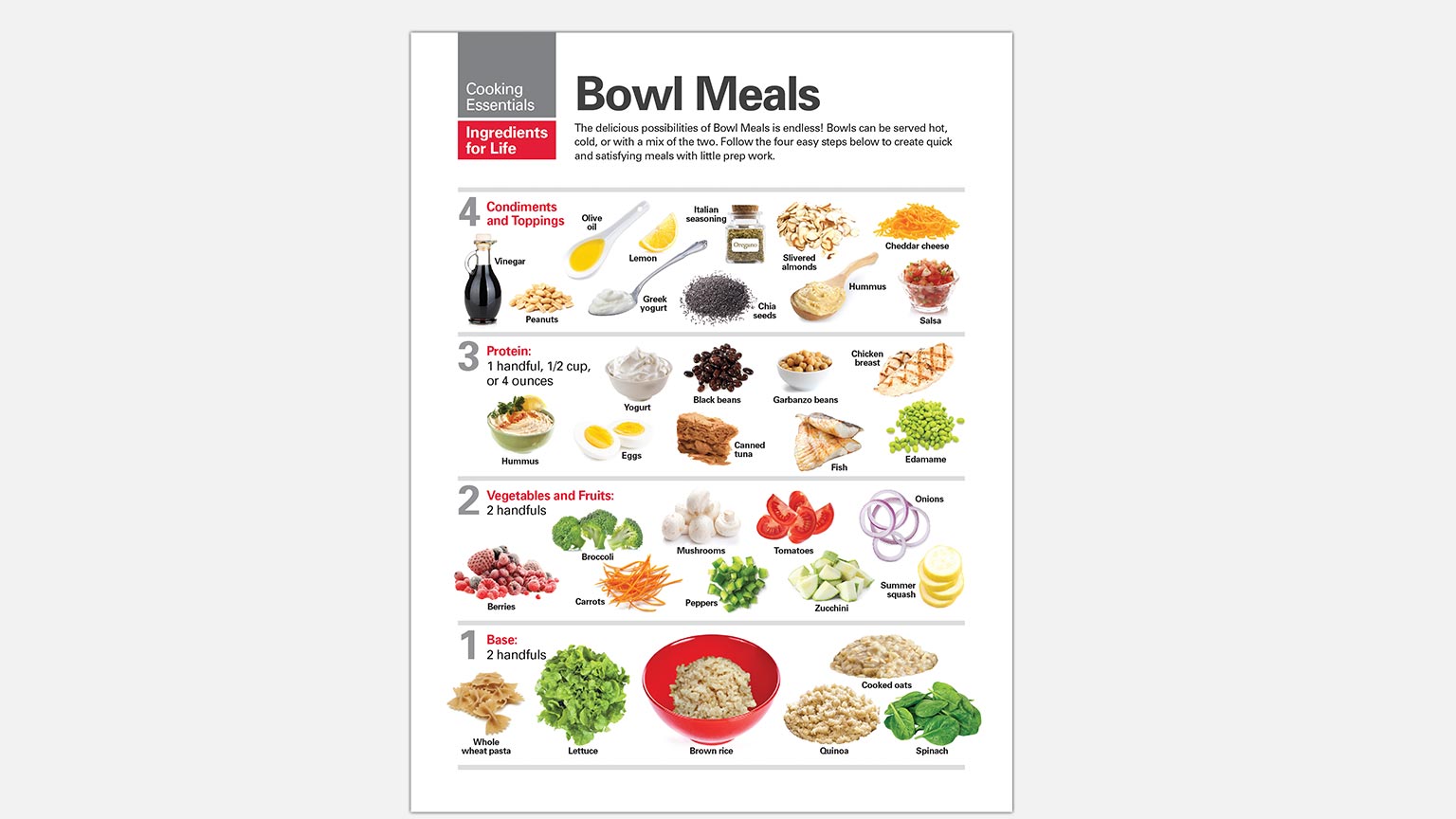 Bowl Meals Handout