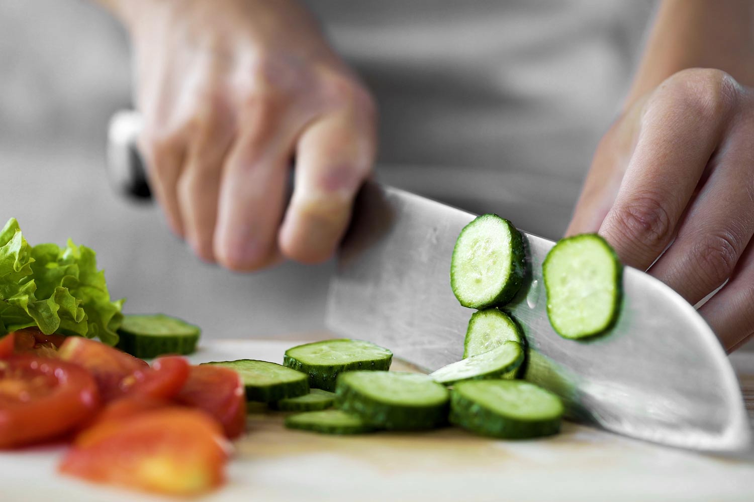 Learning to slice vegetables