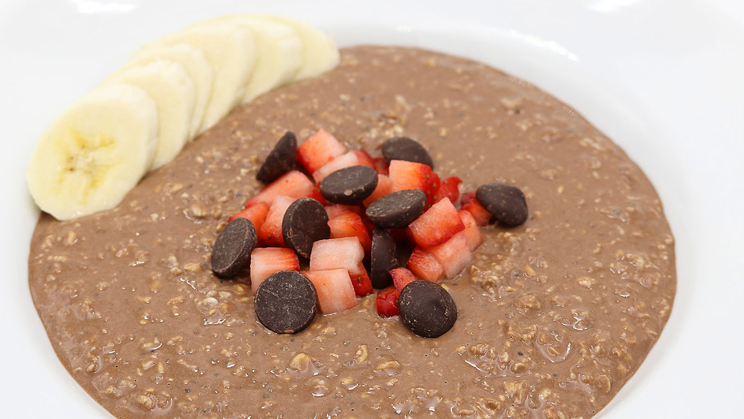 Chocolate Overnight Oats in a bowl